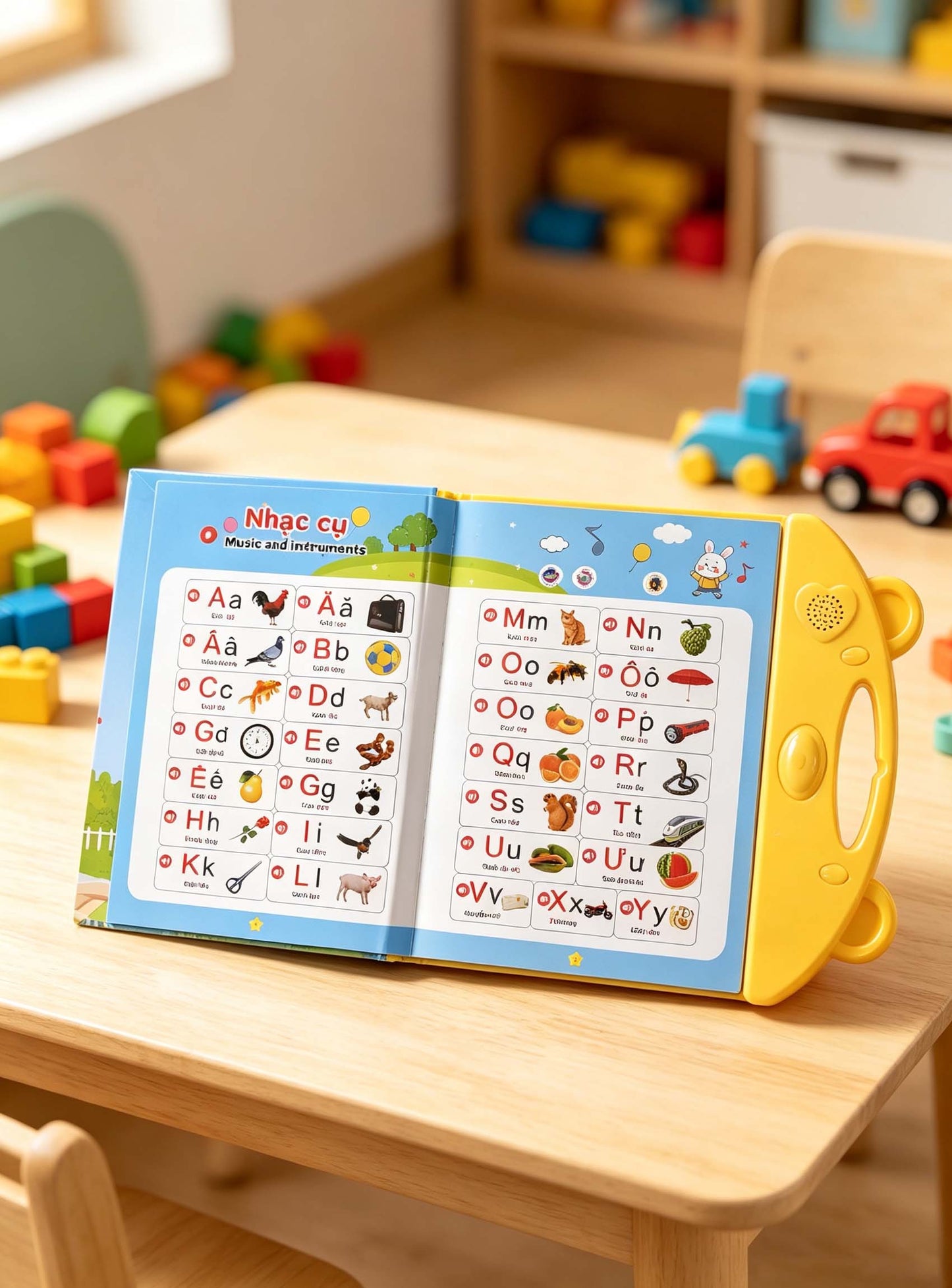 Vietnamese Talking Book Educational Sound Toy 1-12