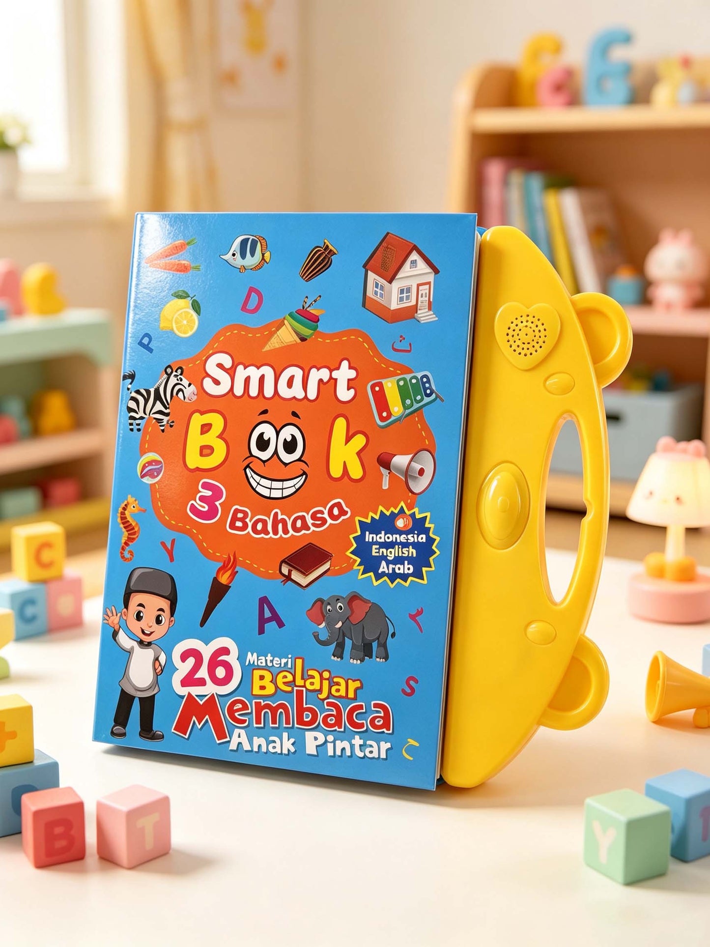 Indonesian Kids E-Book Sound Learning Toy Ages 1-12