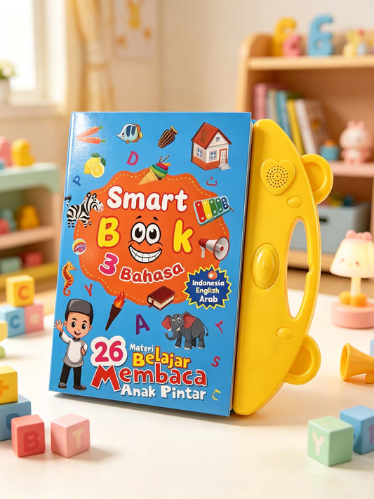 Indonesian Kids E-Book Sound Learning Toy Ages 1-12