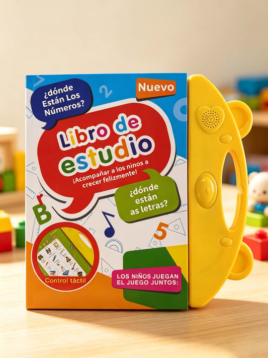 Spanish Kids Sound Book Interactive Learning Toy 1-12