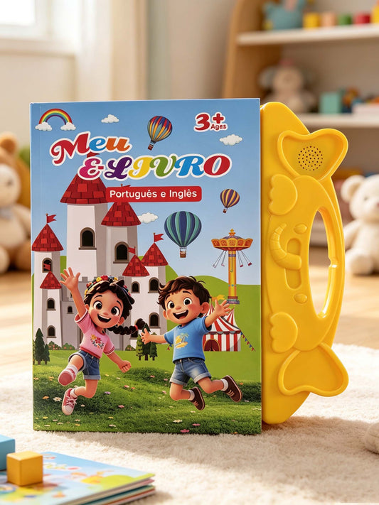 Portuguese Talking E-Book Educational Sound Toy 1-12