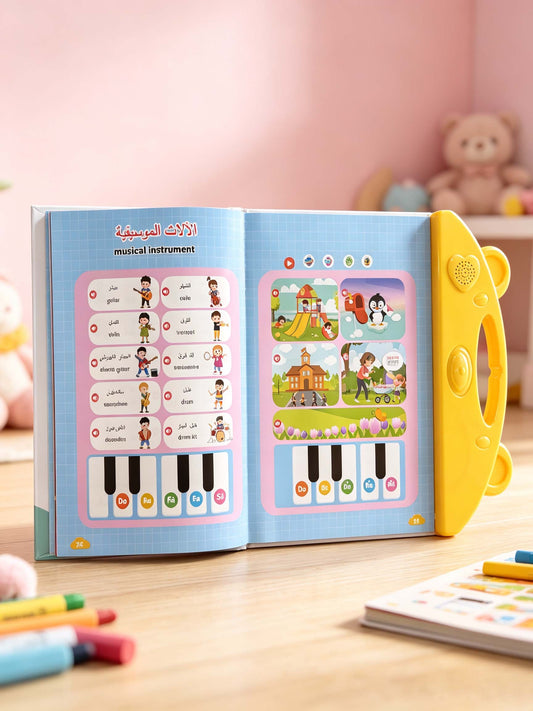 Arabic Kids E-Book Talking Sound Learning Toy 1-12