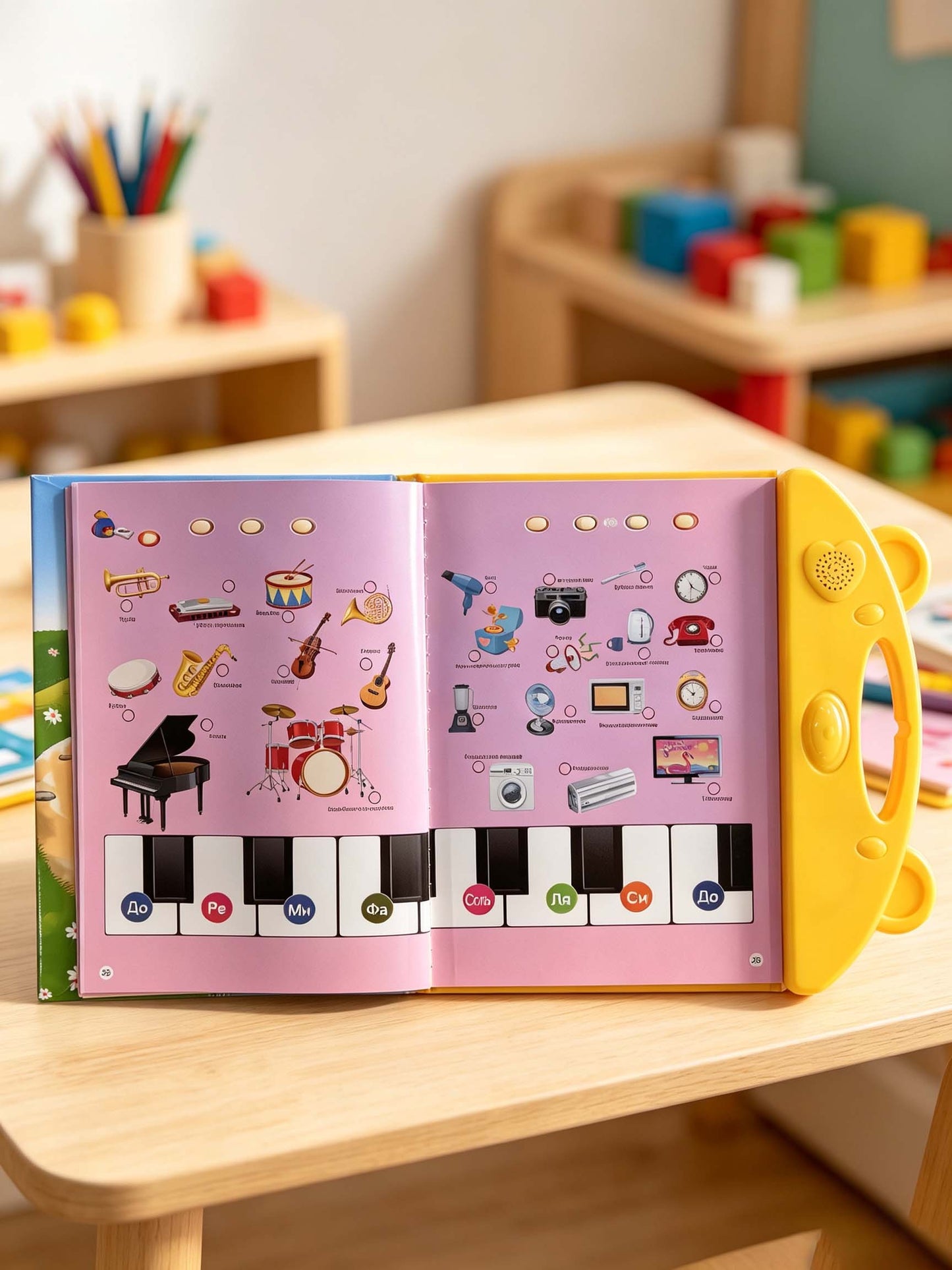 Russian Sound E-Book Interactive Learning Toy 1-12