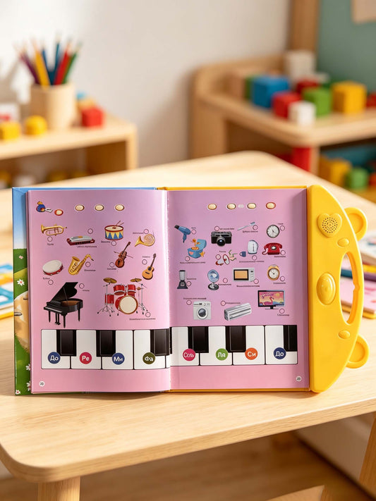 Russian Sound E-Book Interactive Learning Toy 1-12