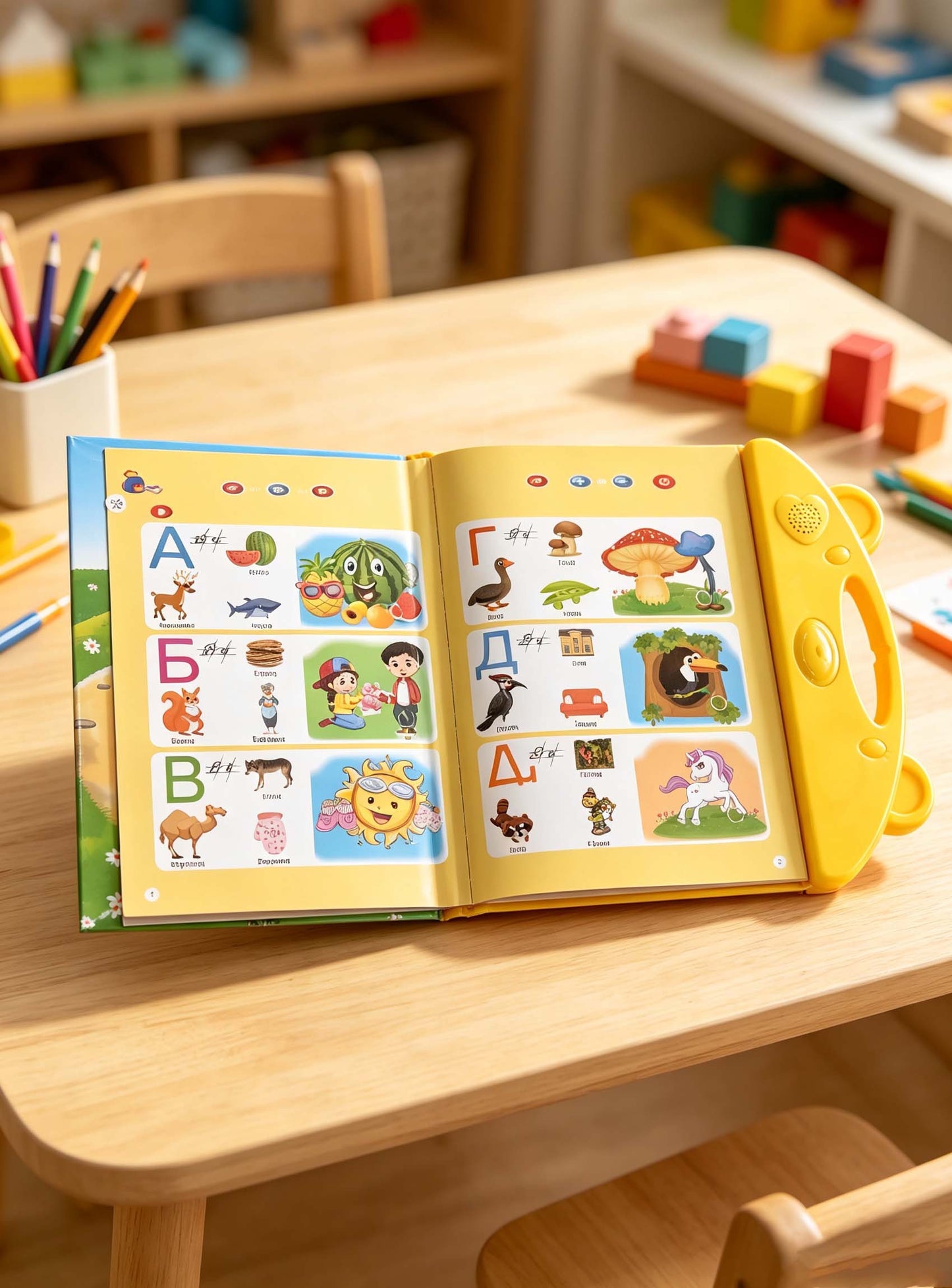 Russian Sound E-Book Interactive Learning Toy 1-12