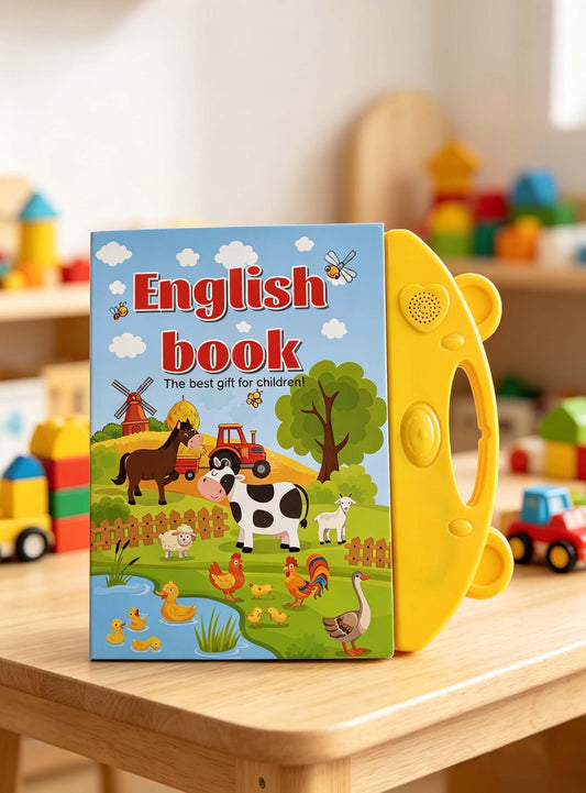 English Kids Talking Book Early Learning Sound Toy Ages 1-12