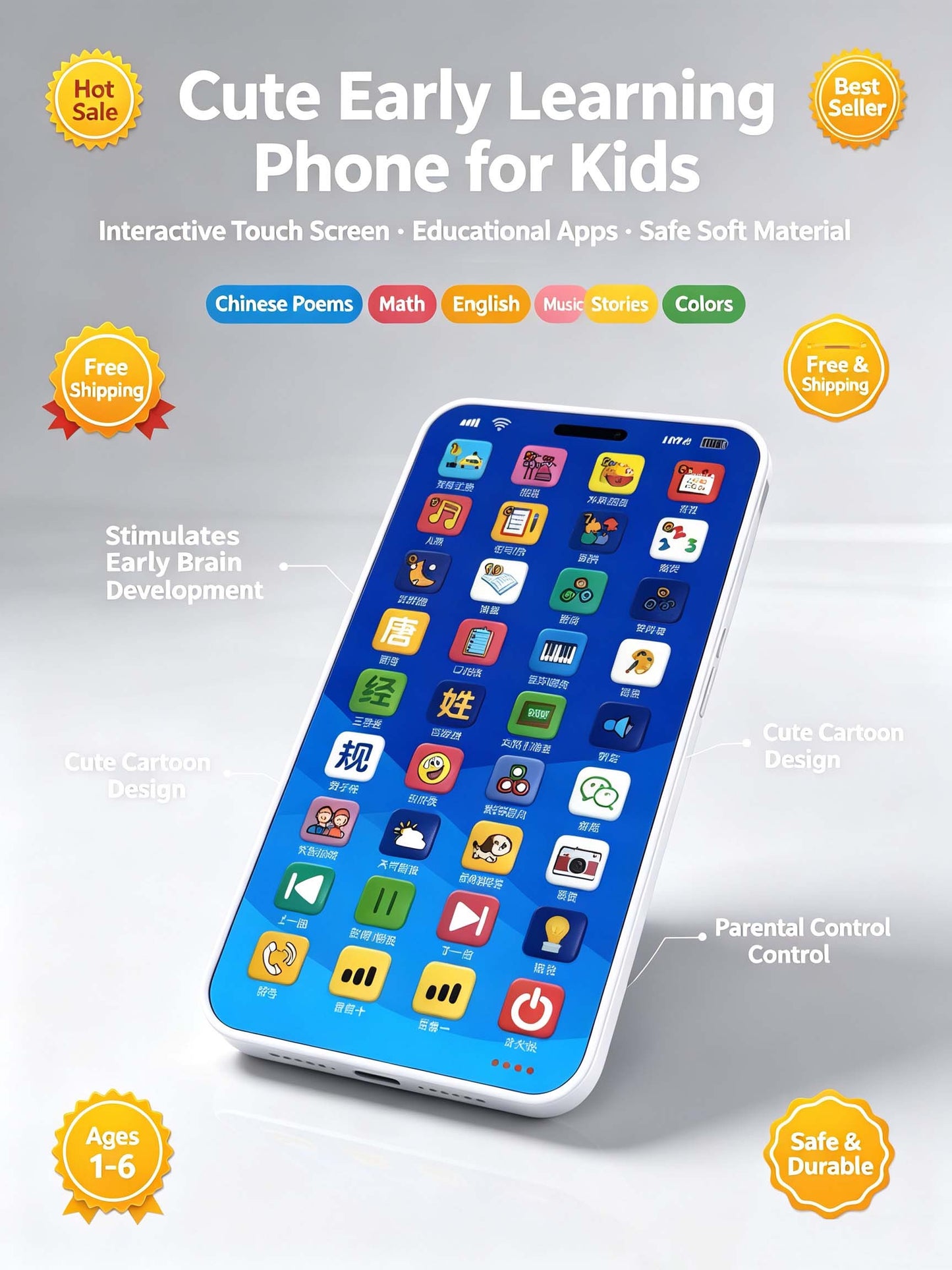 36-Key Learning Phone Toy
