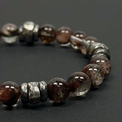 Vitality Veil Red Phantom Silver Bracelet（YS-20251111-3）
