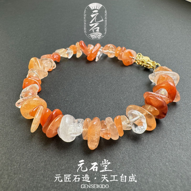 New Store Special Offer, Collectible Style, Freeform Crystal Gemstone Mixed Bracelet, Cosmic Gold Sprinkled on the Wrist, Temptation