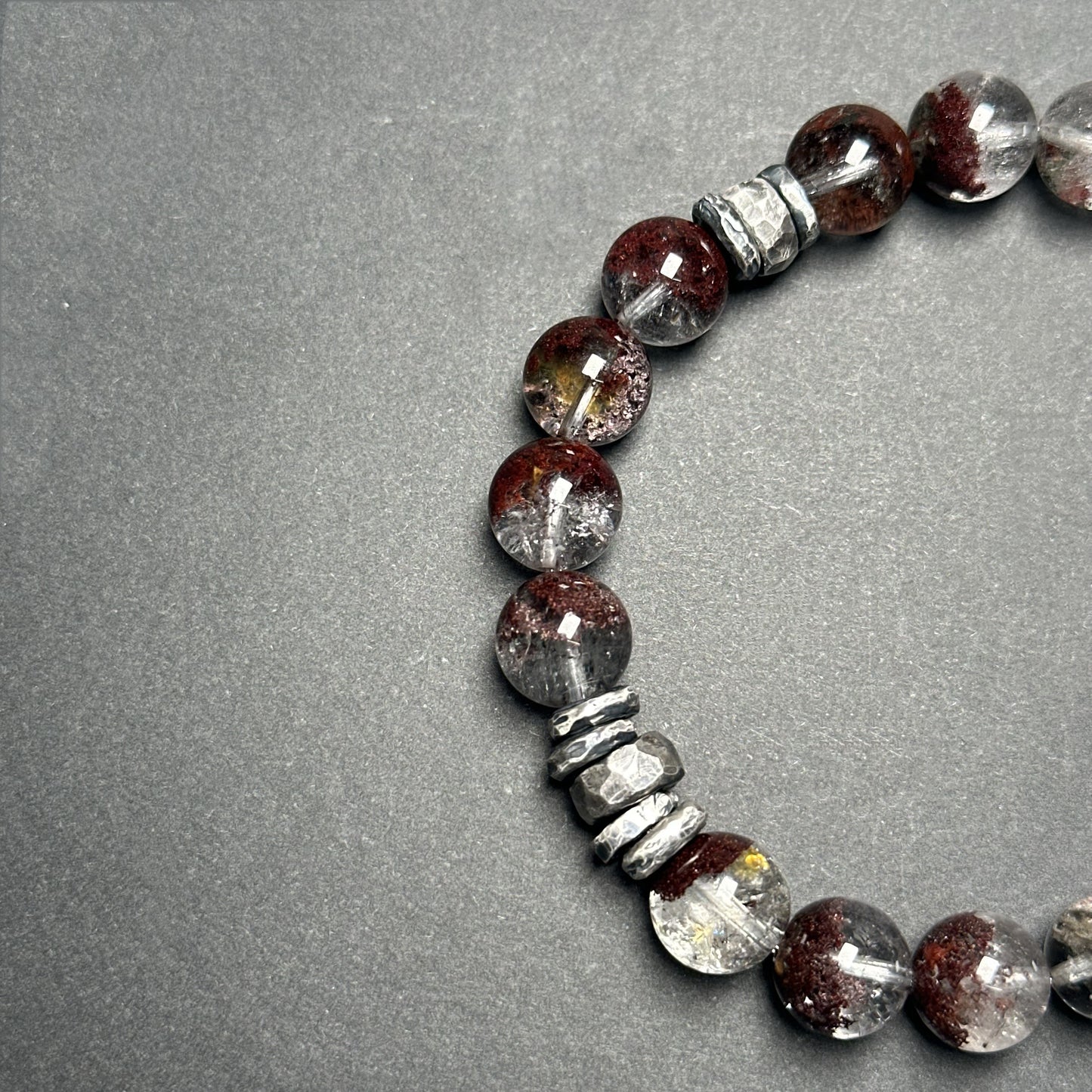 Green Phantom Quartz Energy Bracelet · 925 Silver(YS-20251203-17）