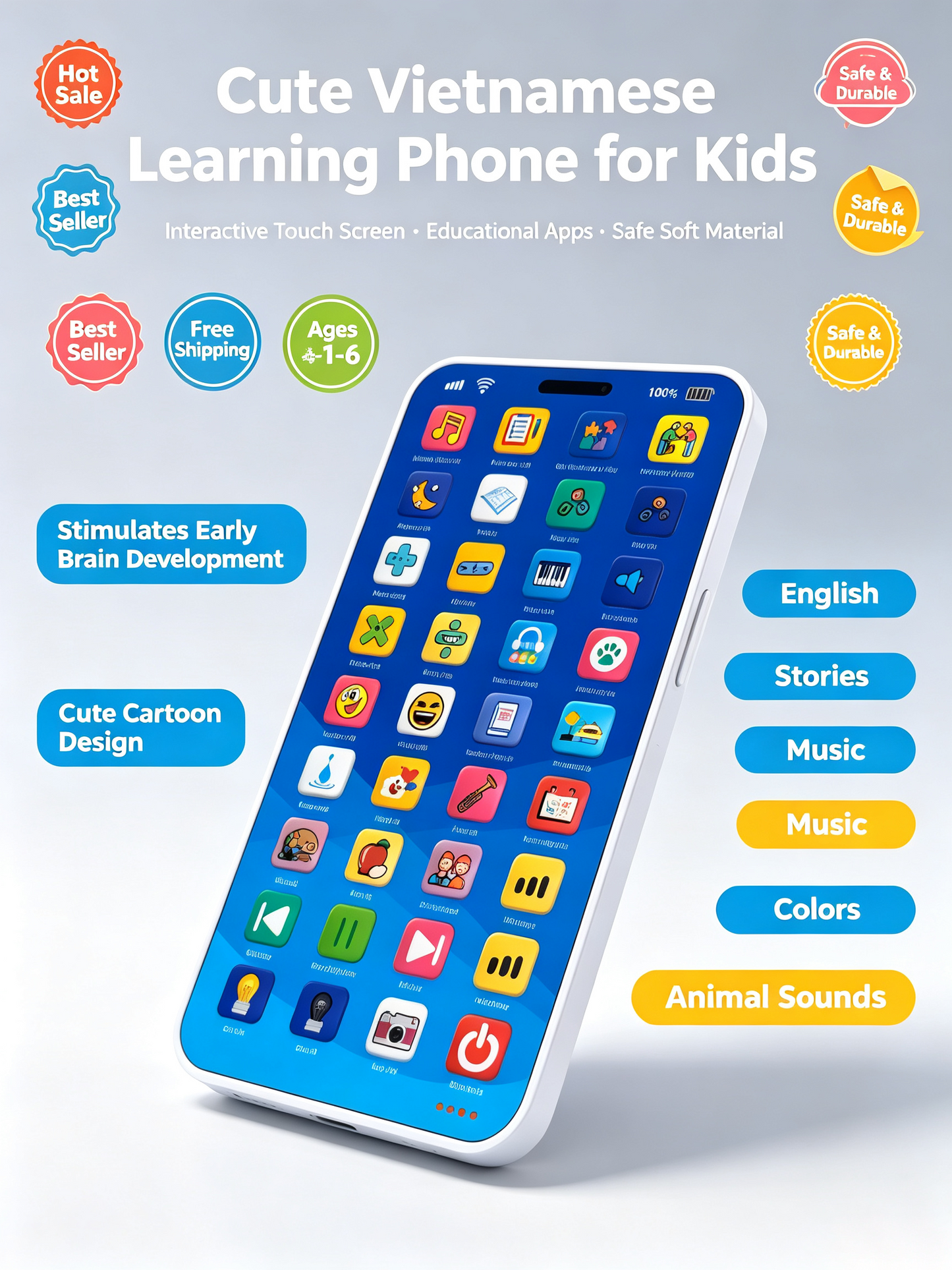 36-Key Learning Phone Toy